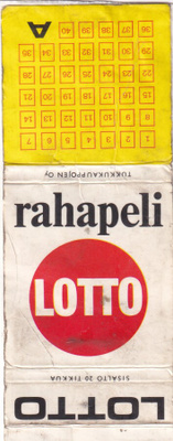 LOTTO, Rahapeli .  s59
