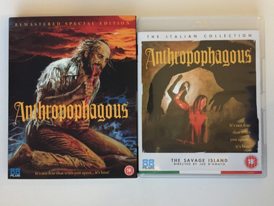 Anthropophagus [Blu-ray] Remastered (1980) Slipcover