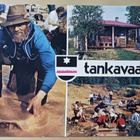 Tankavaara, monikuvapk + vaakuna + Tankavaara-leima 1982 - pikkukuva 1