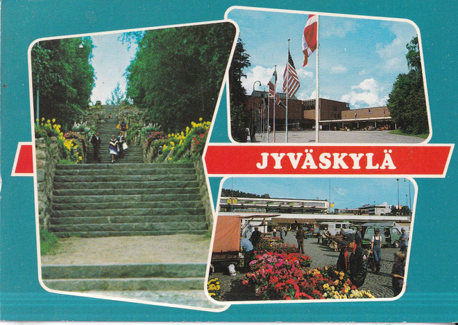 Jyväskylä. sommitelmakortti, e284