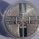 Talvisota 1939-1940 Hopeavärinen. Halkaisija - 37mm - pikkukuva 5