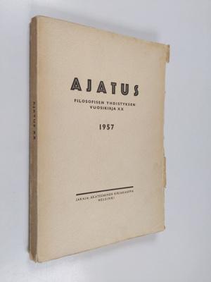 Ajatus 20 : Filosofisen yhdistyksen vuosikirja 20