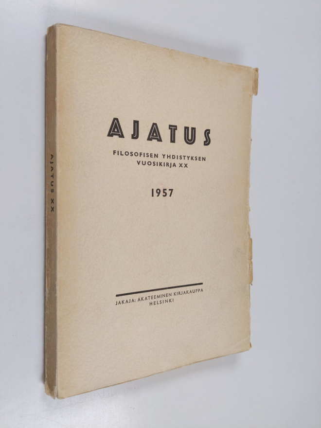 Ajatus 20 : Filosofisen yhdistyksen vuosikirja 20