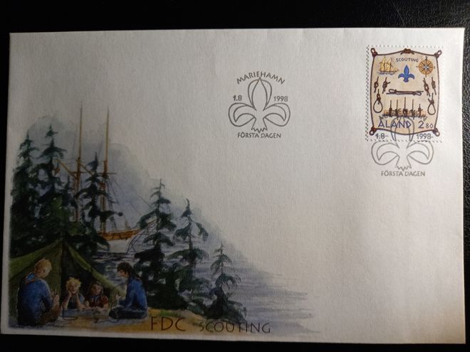 ÅLAND EPK FDC 7/1998: Partio, meripartioleiri