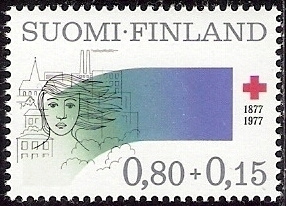 1977 Punainen Risti 0,80 + 0,15 mk **  LaPe 799