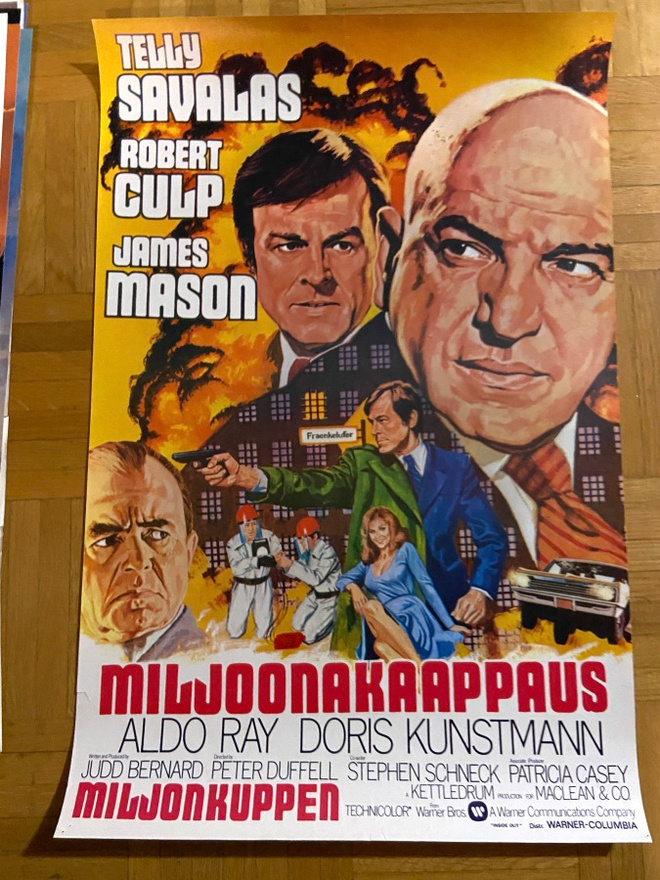 Vanha elokuvajuliste: Miljoonakaappaus