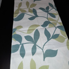 Vihreä lehtikuvio paneeli 45x205cm - pikkukuva 2
