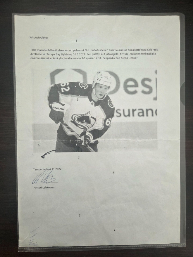 Artturi Lehkonen Stanley Cup 2022 maalintekomaila