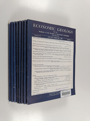 Economic Geology and the Bulletin of the Society of Econo...