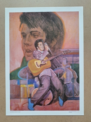 Elvis Presley  Juliste 41*30 cm Vuodelta 1979 Uusi