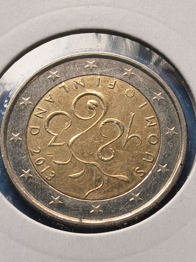 Suomi 2013 Erikoiseuro 2€ Rahakehyksessä!