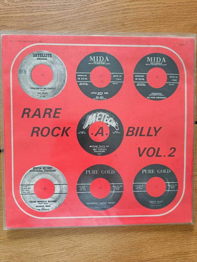 AUCTION - RARE ROCK-A-BILLY VOL. 2 LP COLLECTOR 1020