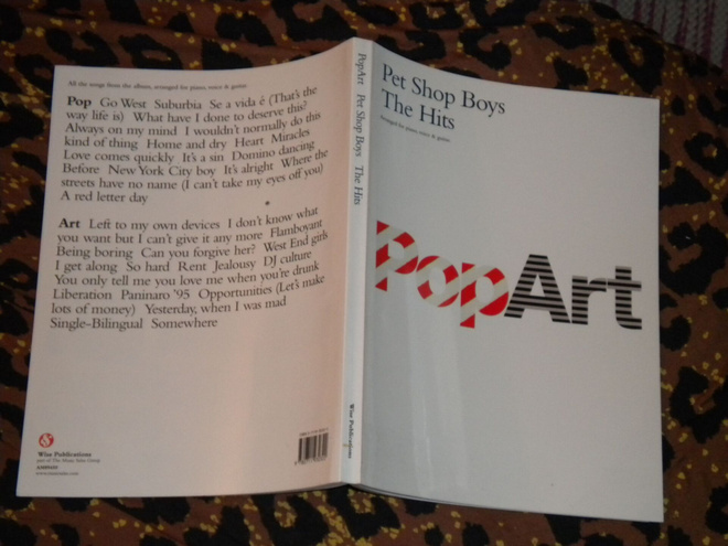 Nuottikirja - PET SHOP BOYS - The Hits - Pop Art