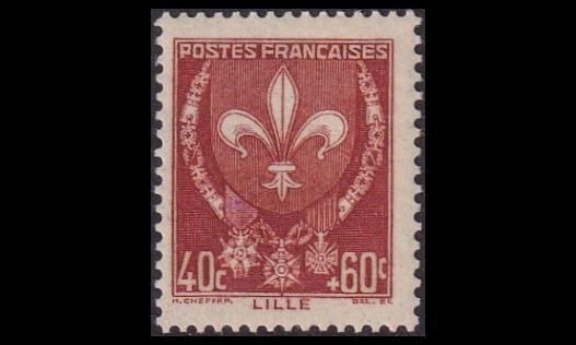Ranska 539 ** Vaakuna Lille (1941)