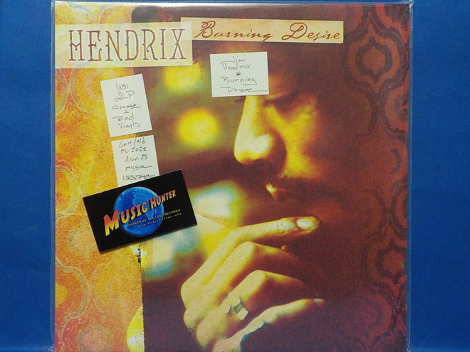 JIMI HENDRIX - BURNING DESIRE - EU 2022 ORANGE/RED UUSI 2LP