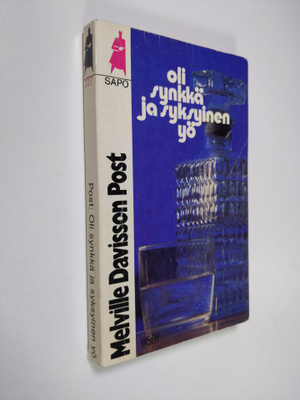 Melville Davisson Post : Oli synkkä ja syksyinen yö