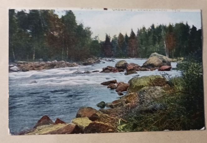 Varkaus, Kämärinkoski, vanha väripk, p. 1914