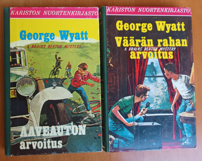 2 x George Wyatt, (A Brains Benton Mystery), Karisto 1973-74