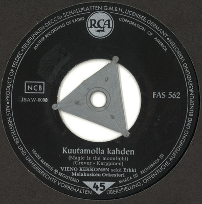 Vieno Kekkonen Kuutamolla kahden / Katjusha