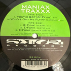[12''] MANIAX TRAXXX: YOU’VE GOT ME FLYIN’ (Techno) - pikkukuva 2