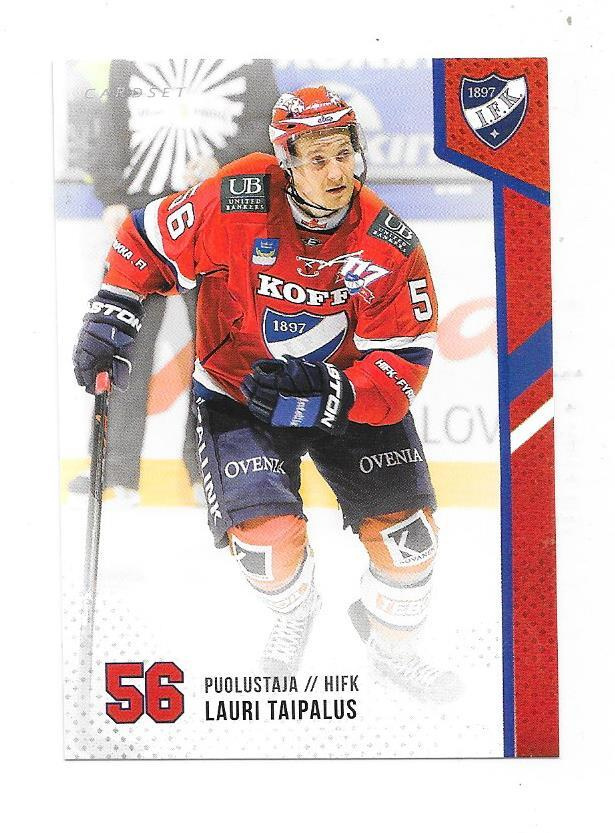 2014-15 CardSet #186 Lauri Taipalus HIFK