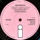 Blodwyn Pig: Ahead Rings Out, 1969 UK LP VG+ - pikkukuva 3