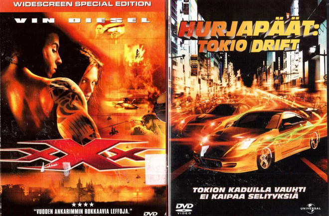 2 KPL DVD ELOKUVIA