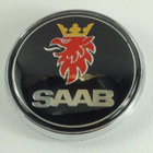 Saab Konepellin / Takakontin merkki, Musta – 67m - pikkukuva 1