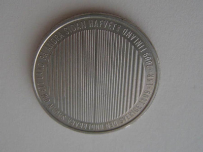 Ruotsi 1 kruunu 2009 juhlaraha Suomen ero Ruotsista 200 v.