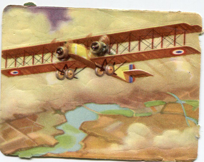 ALE - M.P. 1216 - Lentokonenelkku "Caudron 23" - 1950-l