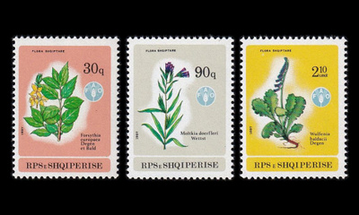 Albania 2334-6 ** Kasvit (1987)