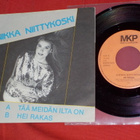 7" SINIKKA NIITTYKOSKI - Tää Meidän Ilta On - single 1985 NM - pikkukuva 2