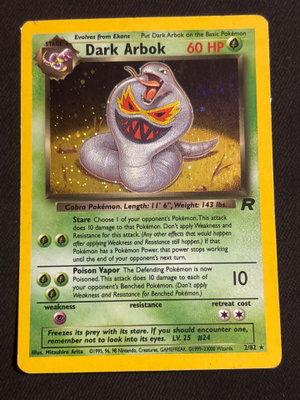 Dark Arbok 2/82 Team Rocket holo