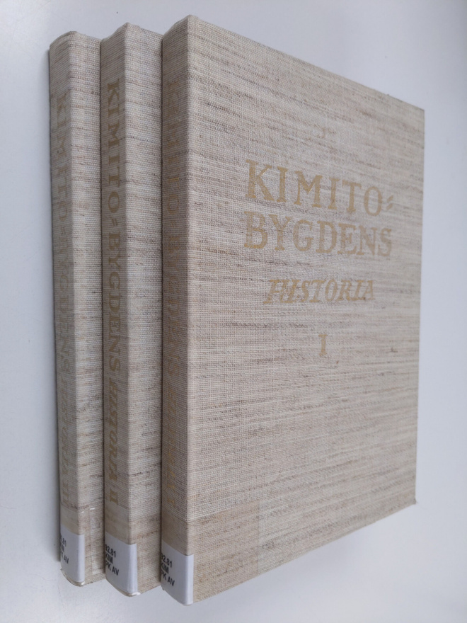 Gabriel Nikander : Kimitobygdens Historia 1-3