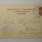 VANHA Postikortti Takaharju Punkaharju HUIPPUKUNTO 1904 - pikkukuva 2