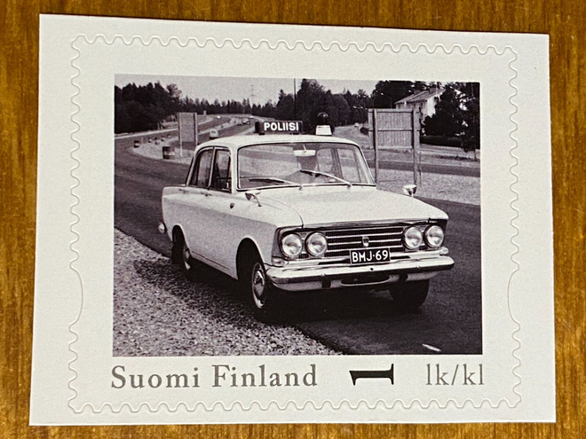 OMAKUVAMERKKI POLIISIAUTO MOSKVITSH ELITE**