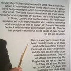 The Clay Bay Wolves - Taken By The Blues CD - pikkukuva 3