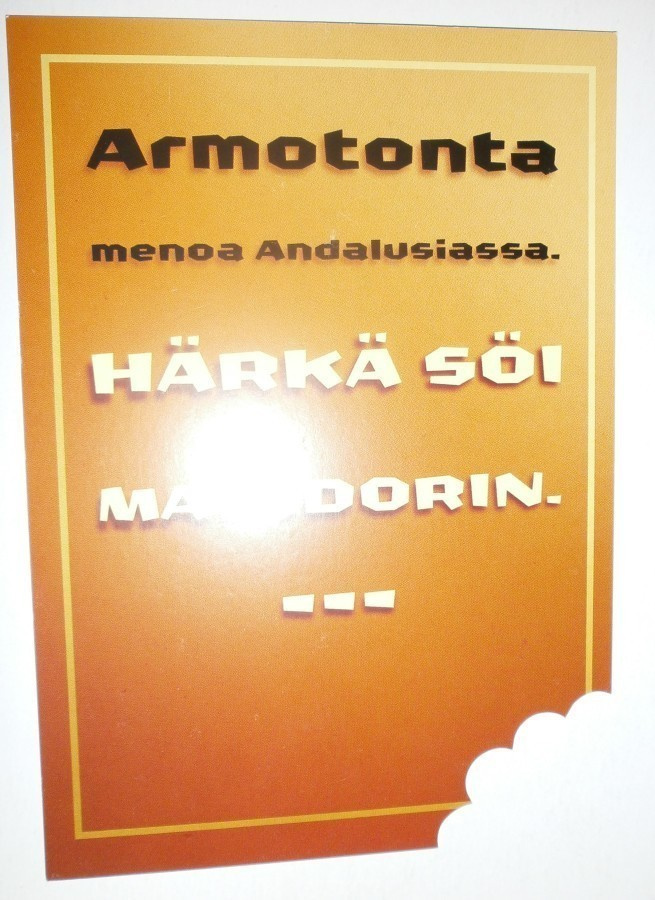 Armotonta menoa... hupikortti, MiniMoi nro  2246, ei p.