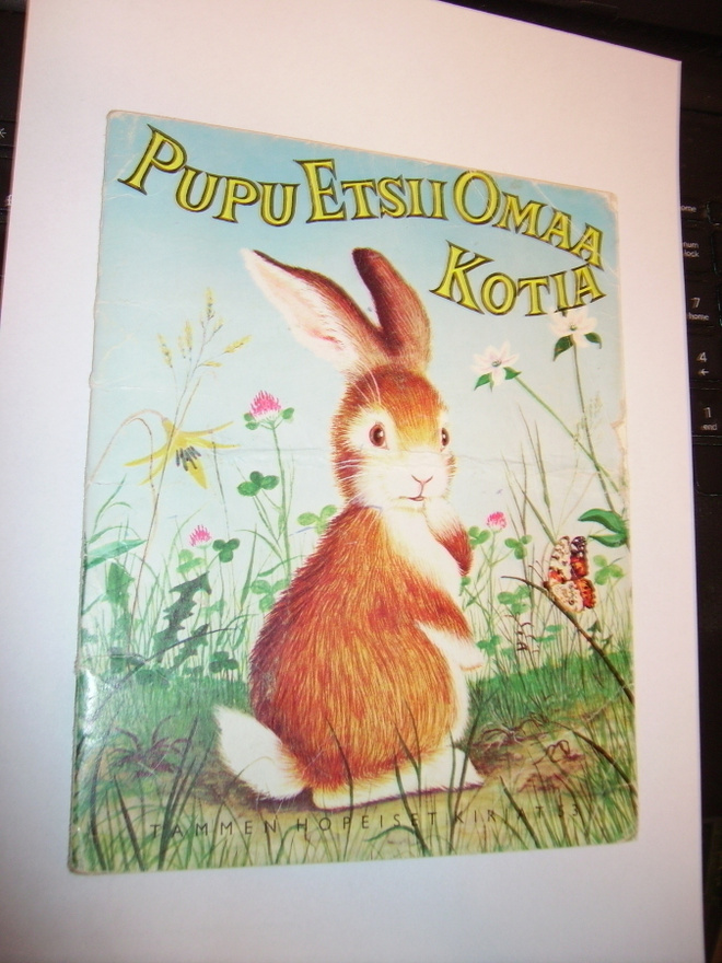Tammen Hopeiset Kirjat 53:  Pupu etsii omaa kotia (1977)