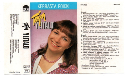 Tarja Ylitalo Kerrasta poikki c-kasetti