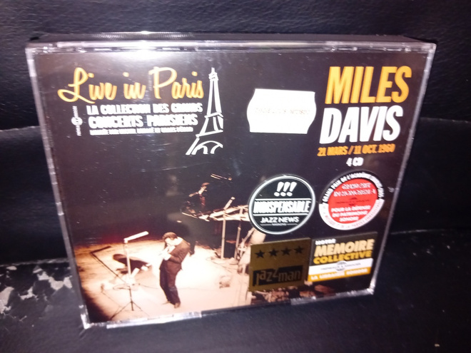 4cd Miles Davis Live in Paris 21 mars / 11 oct. 1960 ( SIS P