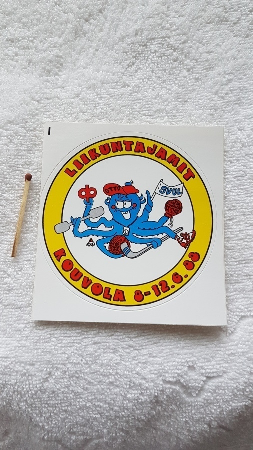 Liikuntajamit Kouvola 1988 Tarra OP SVUL