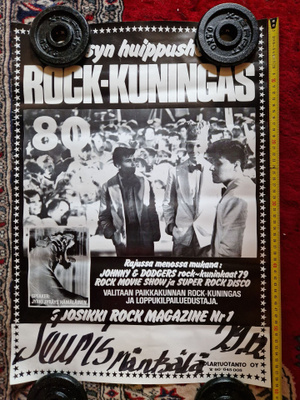 Rock-Kuningas 80 Keikkajuliste.Johnny&Dodgers