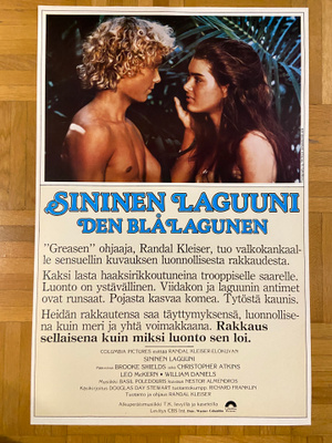 Vanha elokuvajuliste: Sininen laguuni