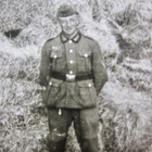 2 Valokuvaa Natsi Saksa Sotilas Maataloustyössä Oulu 1942 - pikkukuva 2