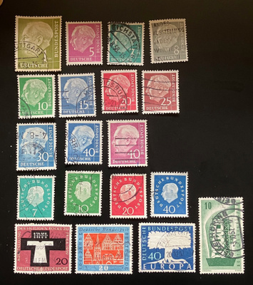 Poistomyynti - Saksa, Deutsche Bundespost (19 kpl)
