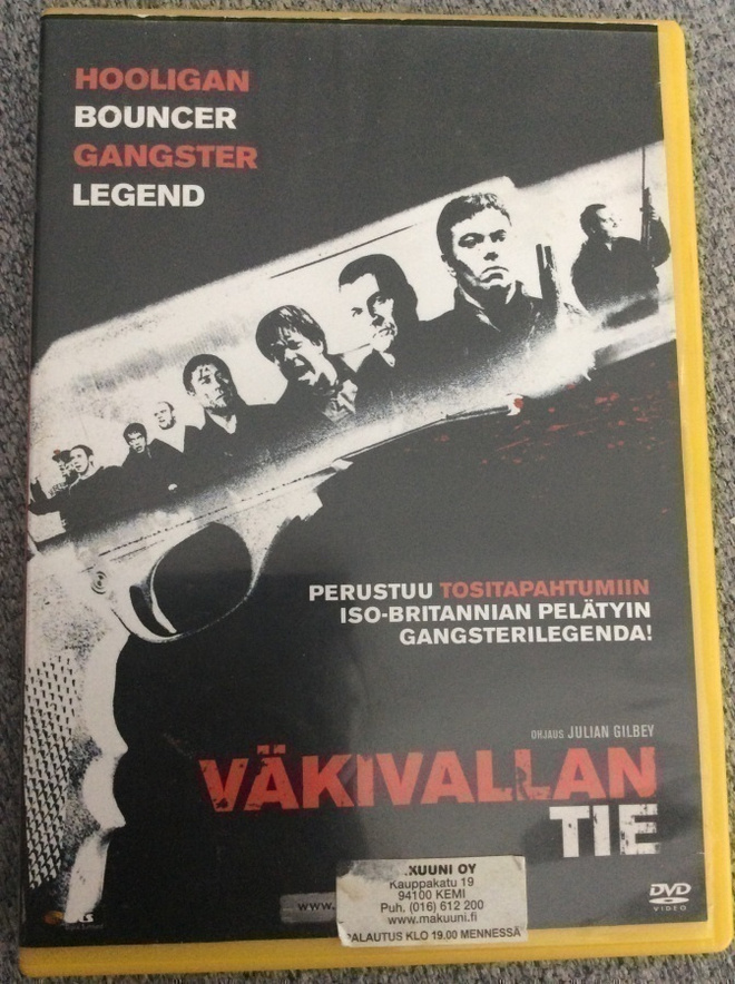 Väkivallan tie DVD