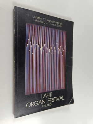 Lahti organ festival 17. 31.7.-6.8.1989