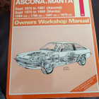 OPEL ASCONA OPEL MANTA  HAYNES - pikkukuva 1