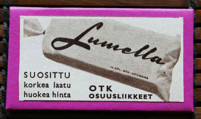 *** Vanha Lumella-mainos magneettina * 60-luku ***
